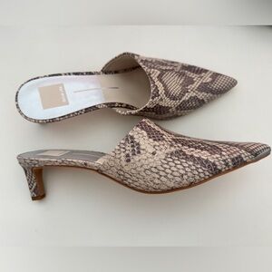 New! Dolce Vita 🐍 Snake skin mules Size 10